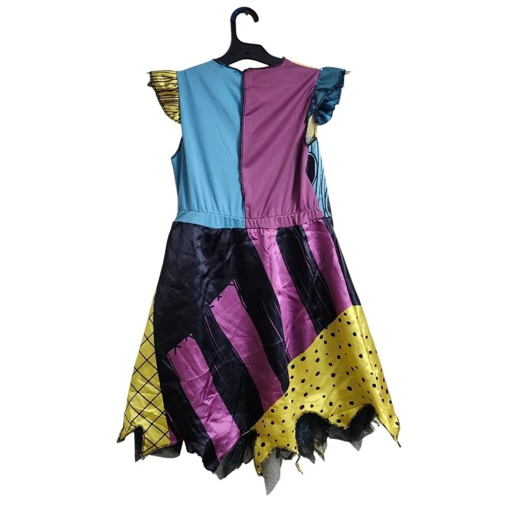 Girls Medium 7-8 Sally Deluxe Costume‎ Nightmare Before Christmas Halloween - Picture 11 of 15